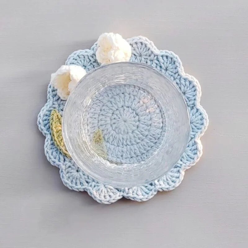 lily bloom coaster pattern