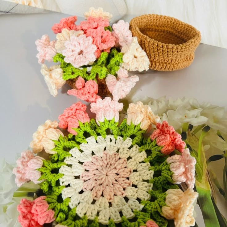 lily pad coaster crochet pattern