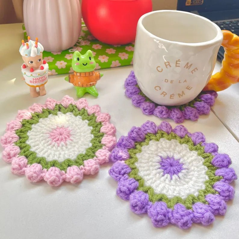 tulip coaster pattern