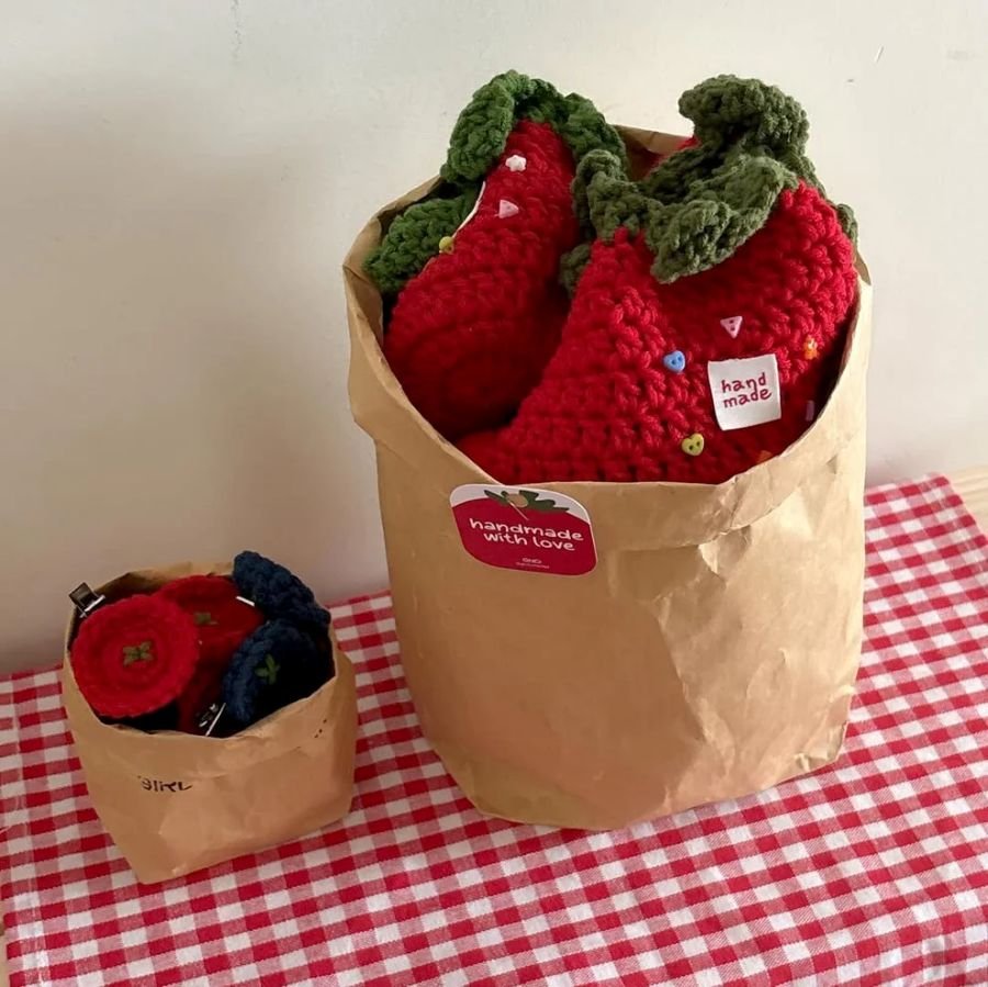 tomato pounch pattern